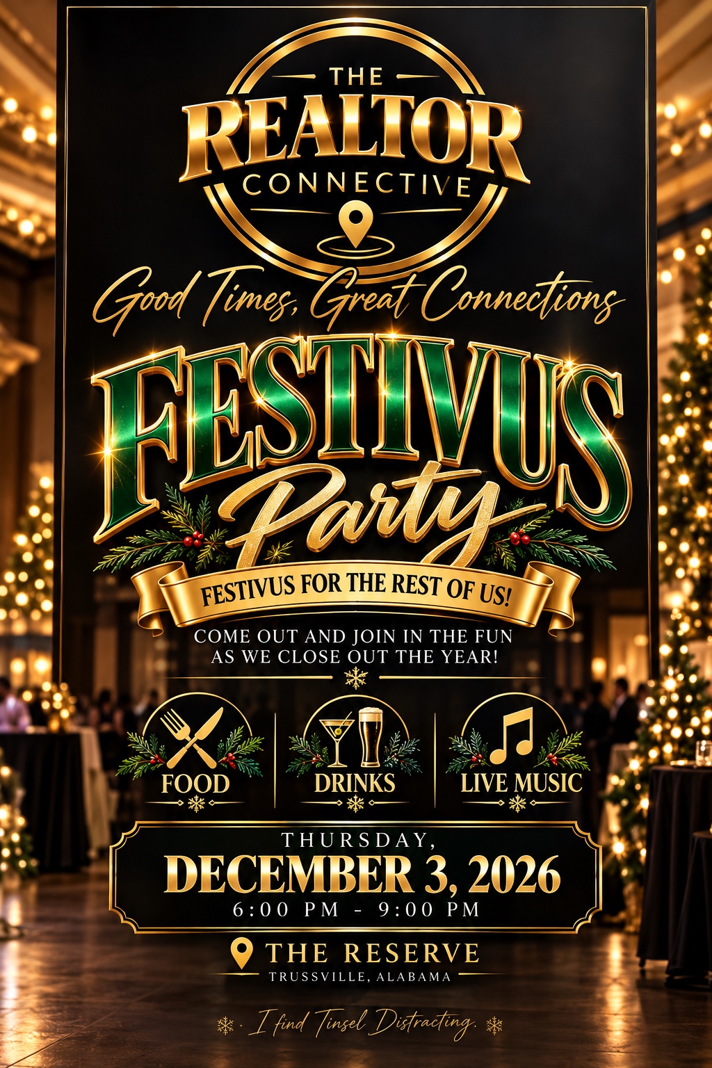 Festivus Party event flyer