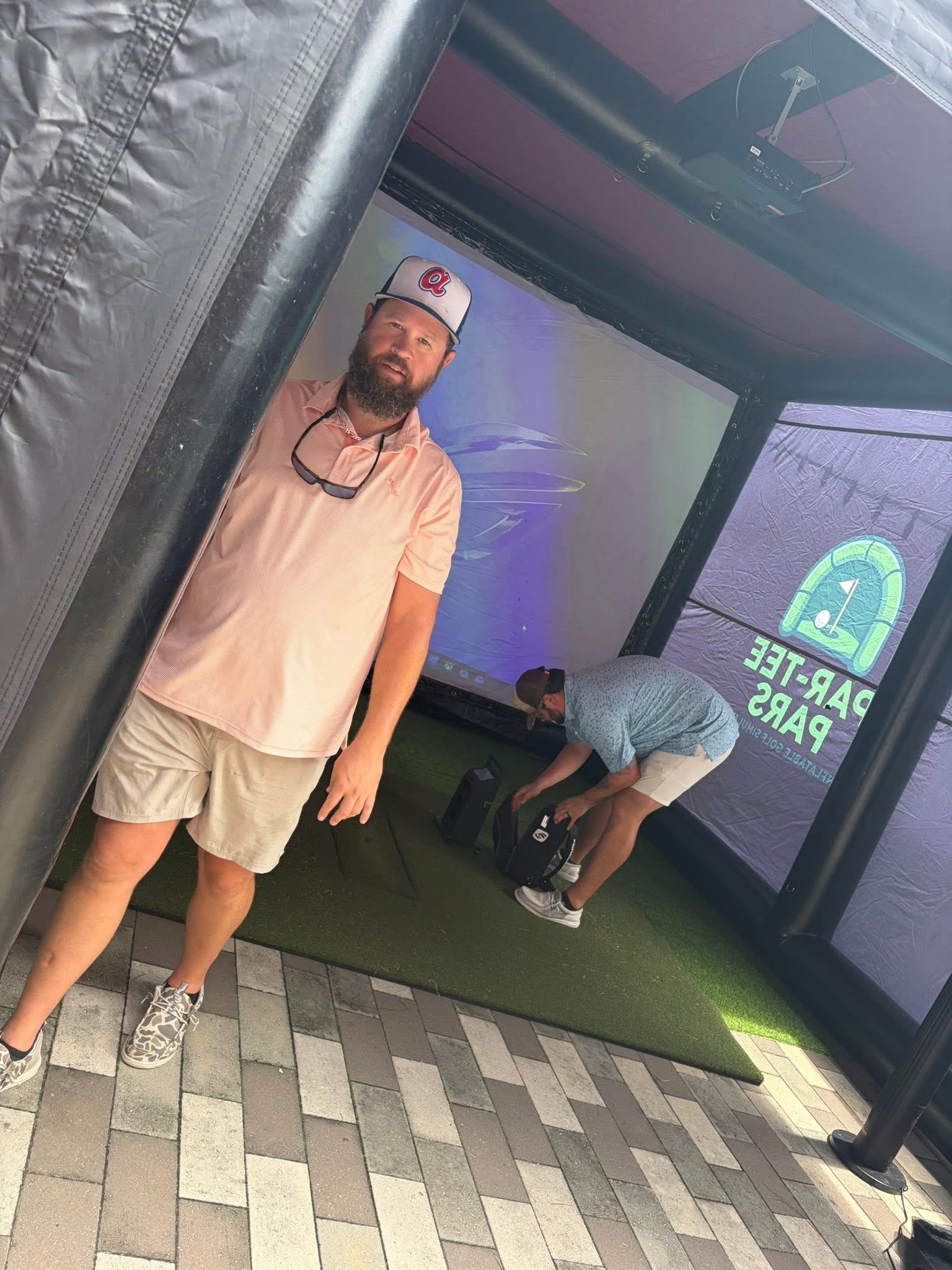 A little indoor golf